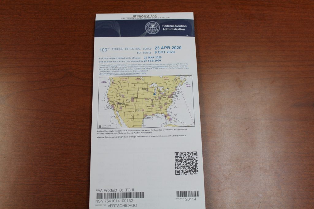 VFR Chicago Terminal Area Chart Illinois Aviation Academy