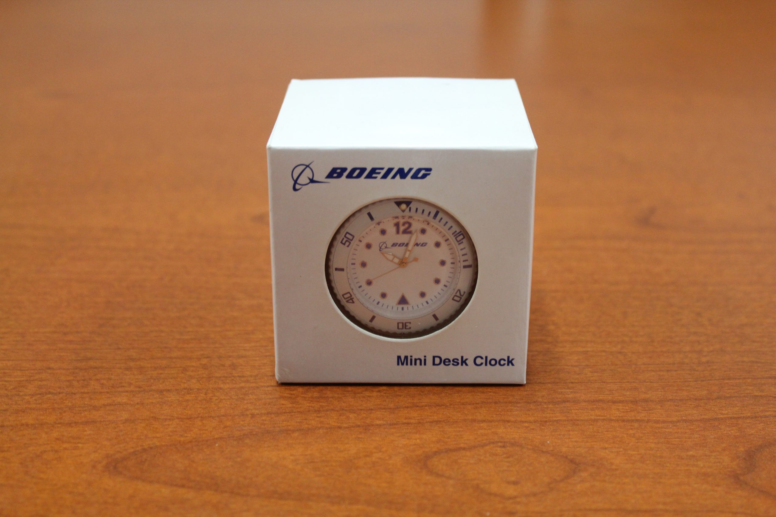 Boeing Mini Desk Clock - Illinois Aviation Academy