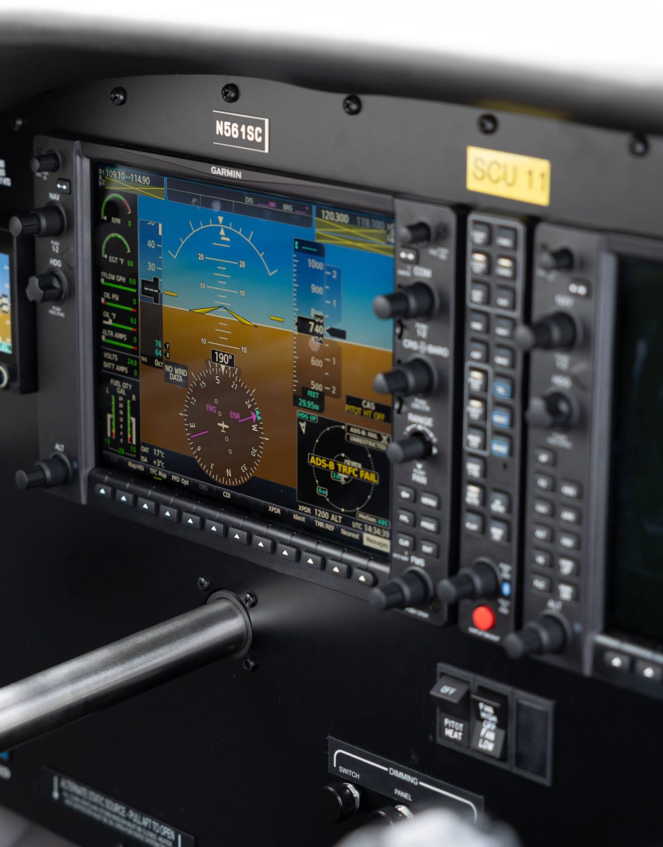 piper plane garmin